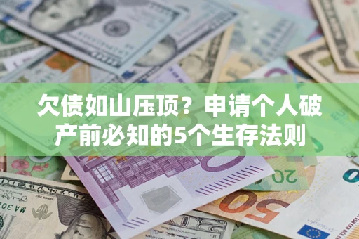 济南欠债如山压顶？申请个人破产前必知的5个生存法则