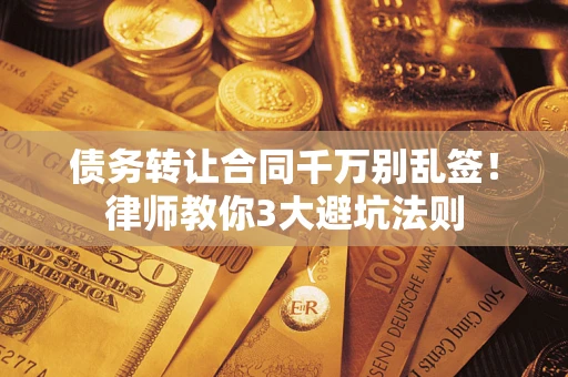 济南债务转让合同千万别乱签！律师教你3大避坑法则